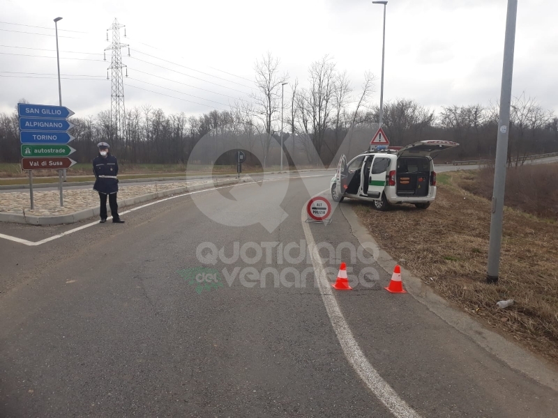 SAN GILLIO-BORGARO - Primi controlli delle municipali per il rispetto del Decreto #Iorestoacasa