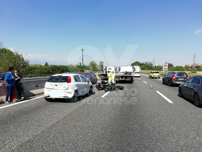 COLLEGNO-RIVOLI - Doppio incidente in tangenziale in pochi minuti: due feriti