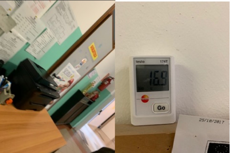 VENARIA - Alla scuola materna Boccaccio si gela: il termometro si ferma a meno di 17 gradi
