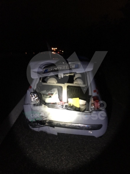 TANGENZIALE - Incidente nella notte, ferito un pensionato di Rivoli - FOTO