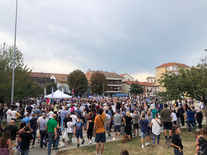 MATTEO SALVINI A VENARIA - «Tumminello è acqua passata: pensiamo al futuro della città» - FOTO