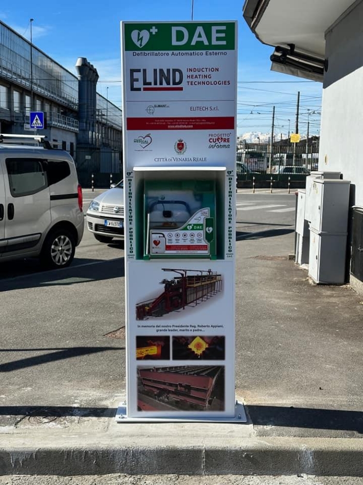 VENARIA - Installati 5 defibrillatori ad Altessano, Rigola, Gallo-Praile, Centro Storico e Salvo d'Acquisto - FOTO