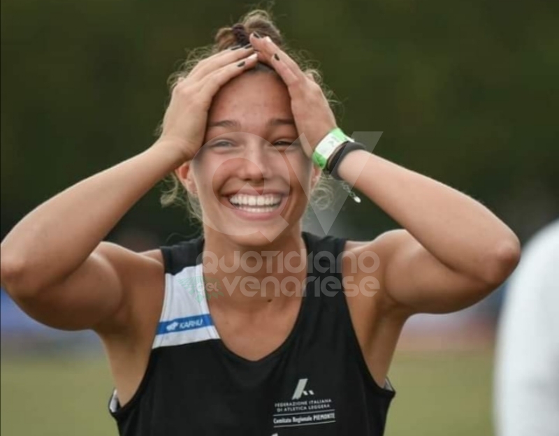 VENARIA - Alice Gaggini, vanto sportivo della Reale: campionessa nazionale di salto in lungo