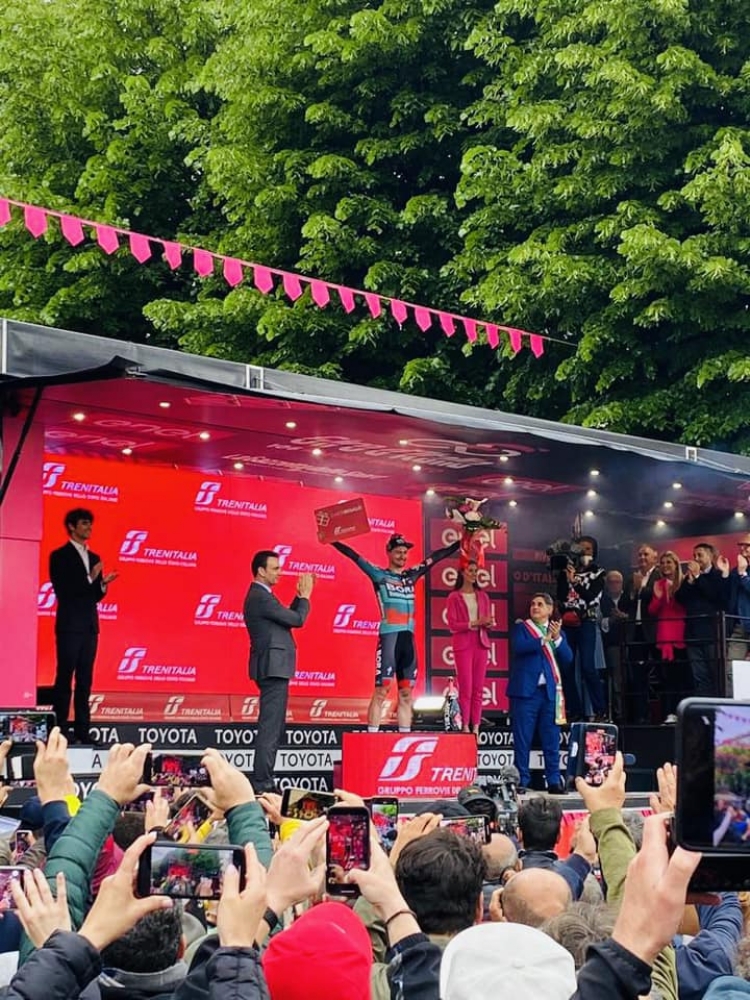 GIRO D'ITALIA A RIVOLI - Il giorno dopo è ricco di emozioni. Tragaioli: «Ripeterla? Perché no...» - FOTO