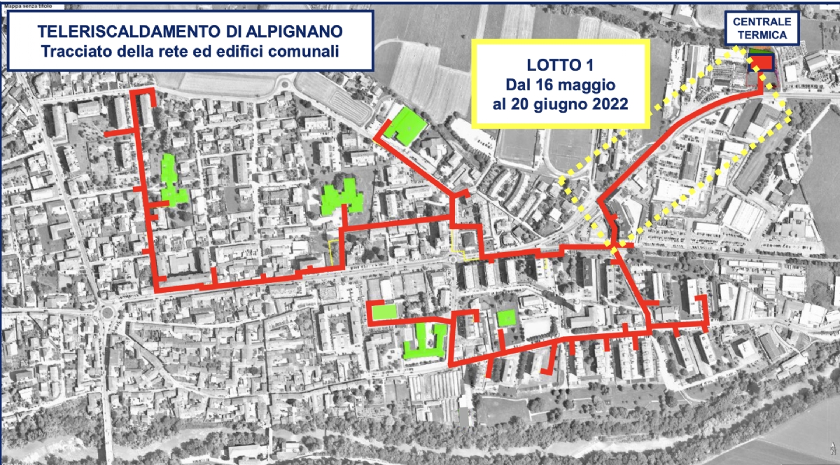 ALPIGNANO - Accordo Comune-Edison per il teleriscaldamento: primo lotto in via Venaria