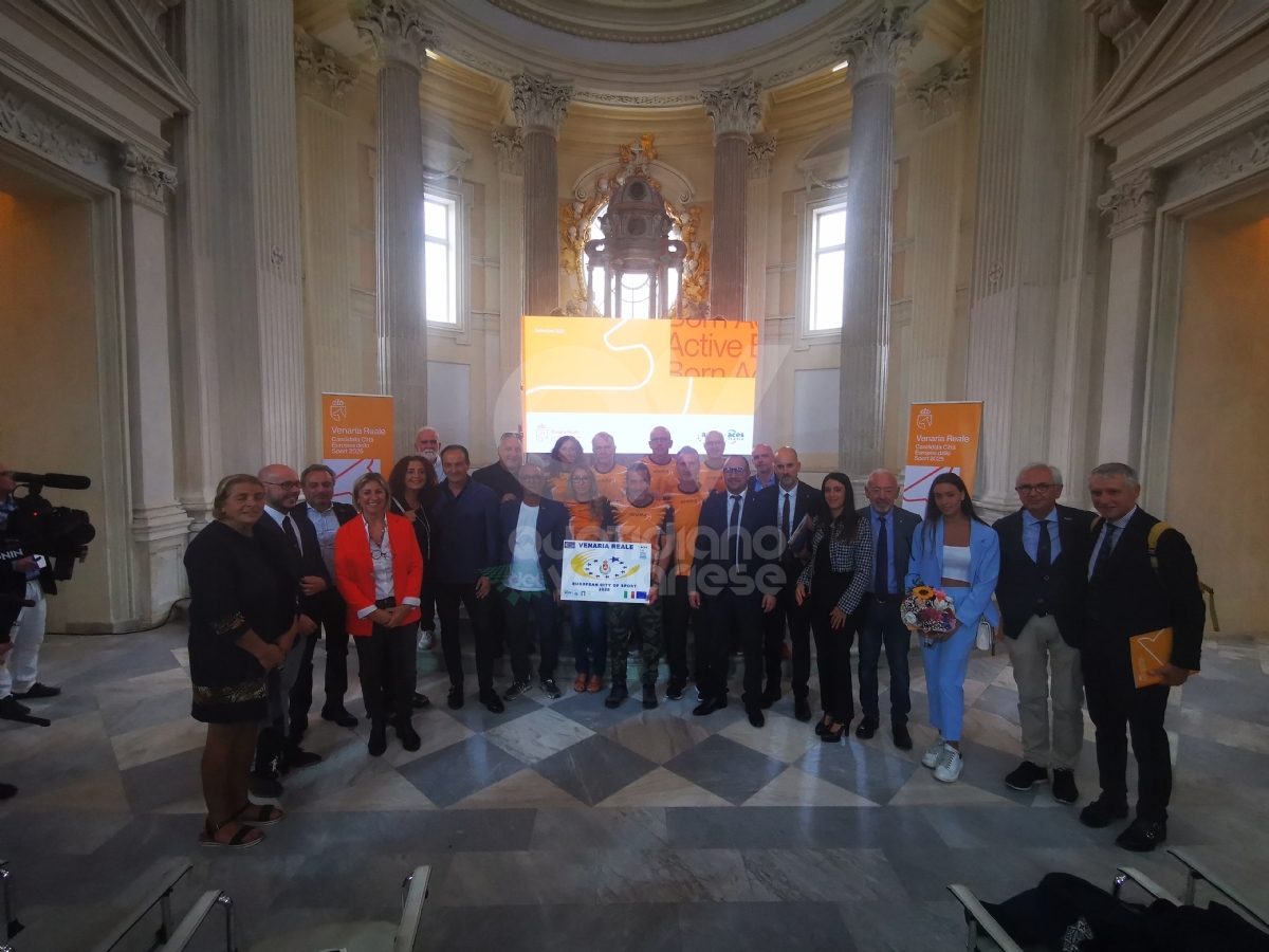 VENARIA - La Reale candidata a diventare «Città Europea dello Sport» per il 2025 - FOTO
