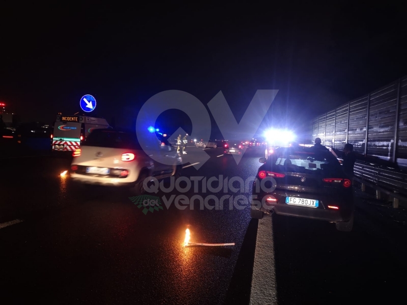 VENARIA-SAVONERA - Tamponamento fra due auto in tangenziale: due feriti, tra cui un 12enne