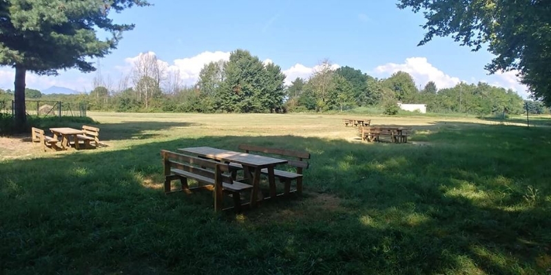 BORGARO - Apre la nuova area pic-nic nel parco Chico Mendes