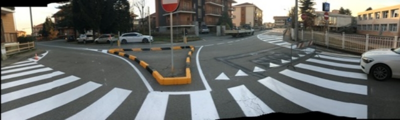 DRUENTO - Maggiore sicurezza nella zona delle scuole: ecco la nuova viabilità - FOTO