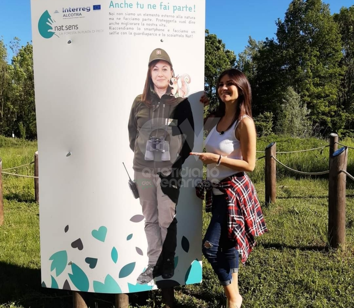 VENARIA - Il Parco La Mandria finisce su Italia 1, nel programma «Drive Up» di Alessia Ventura