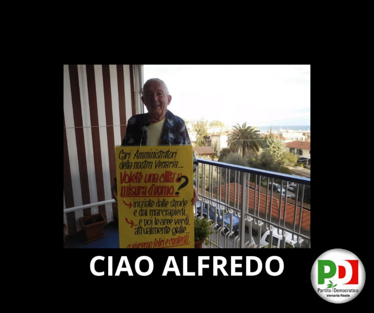 VENARIA - È morto Alfredo Schiavi: partigiano, uomo di sinistra, tipografo - FOTO