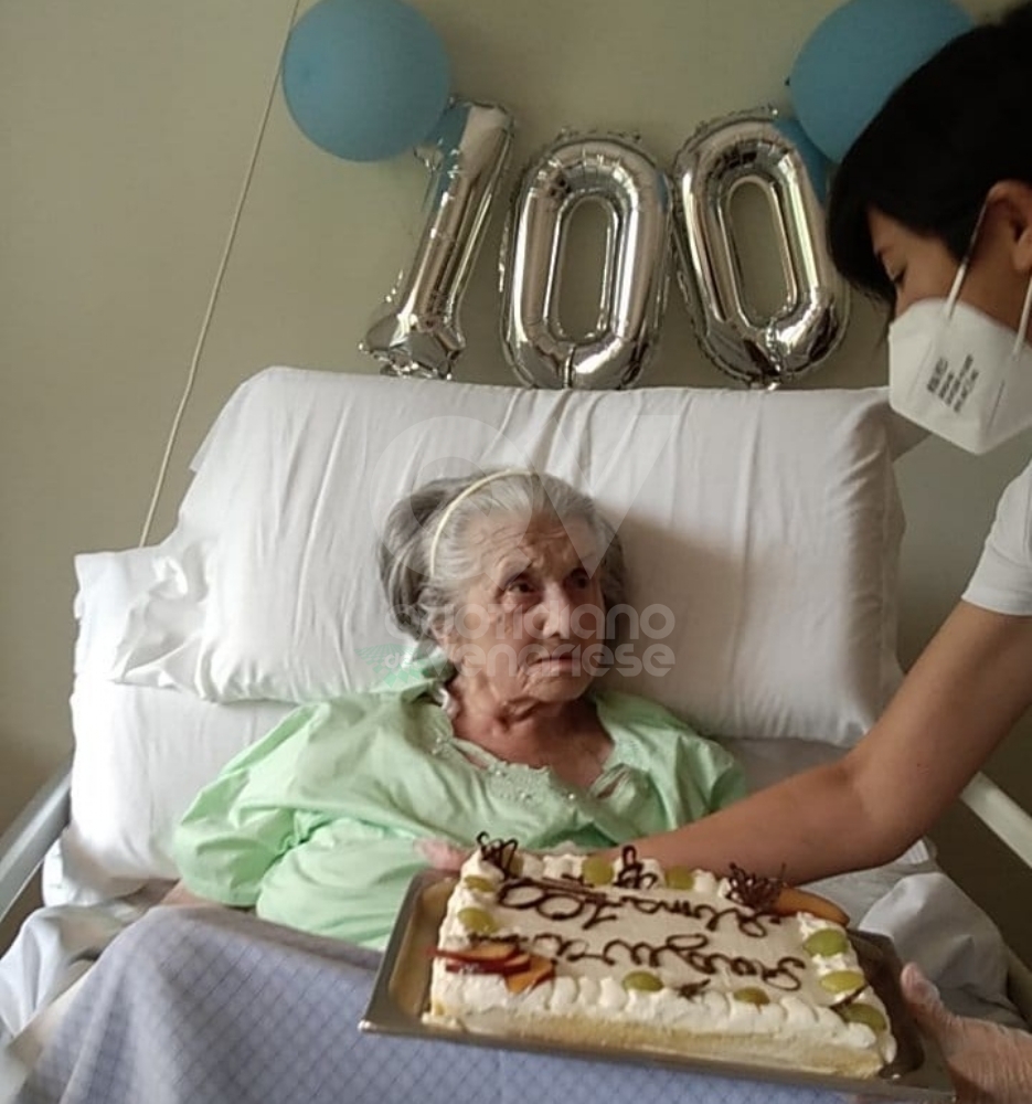 VARISELLA - Grande festa nella Rsa Euforbia per i 100 anni della signora Alma Grandi - FOTO