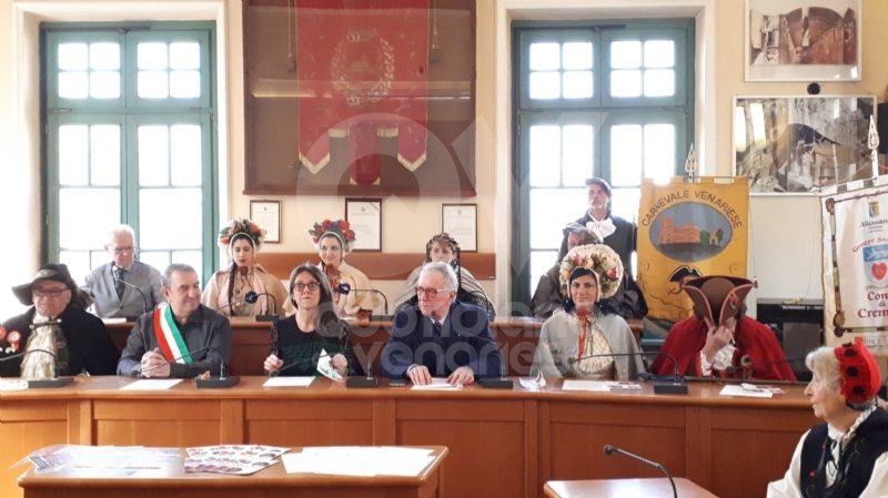 VENARIA - Al via il Real Carnevale: consegnate le chiavi della Città al Lucio e alla Castellana
