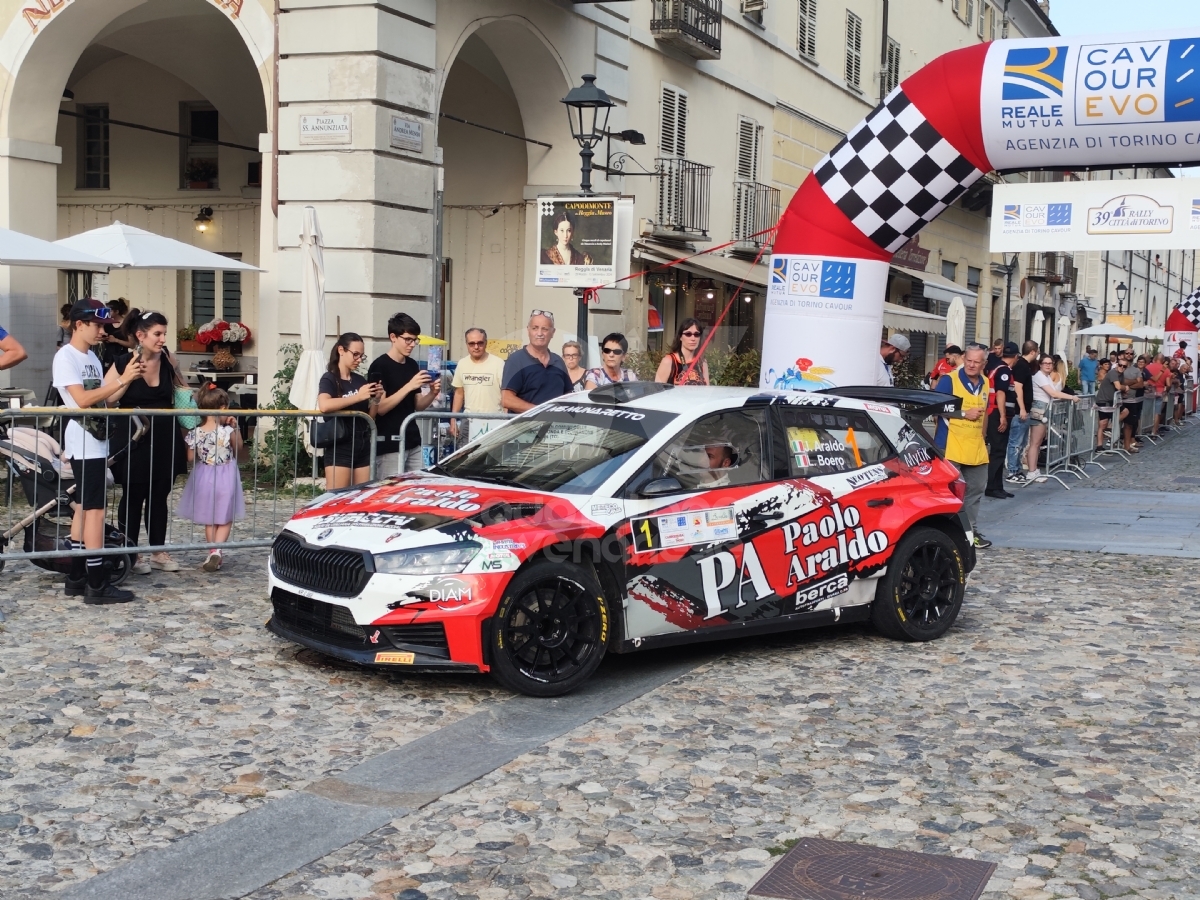 VENARIA - Jacopo Araldo e Lorena Boero hanno vinto il «Rally Città di Torino» - FOTO
