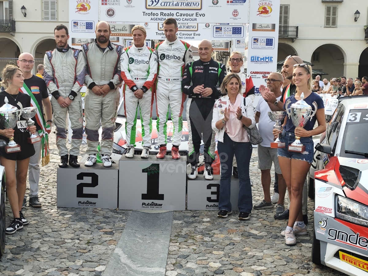 VENARIA - Jacopo Araldo e Lorena Boero hanno vinto il «Rally Città di Torino» - FOTO