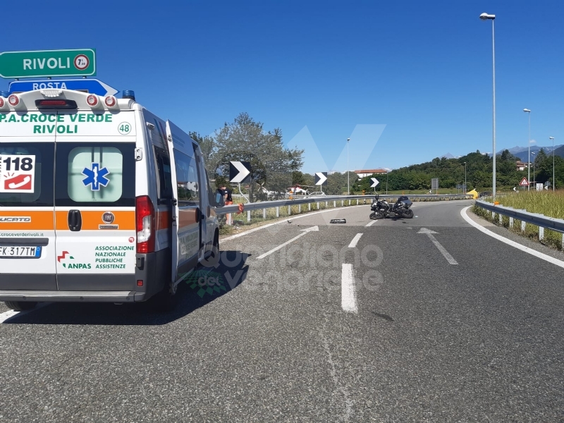 TRAGEDIA A RIVOLI - Centauro muore dopo aver perso il controllo della moto