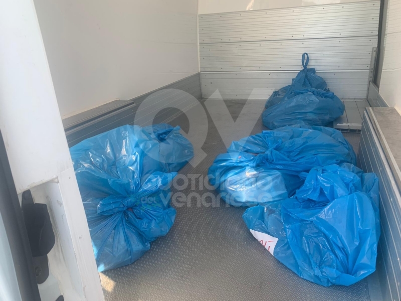 RIVOLI - 200 chili di carne, in sacchetti per l'immondizia, dentro al furgone: mille euro di multa
