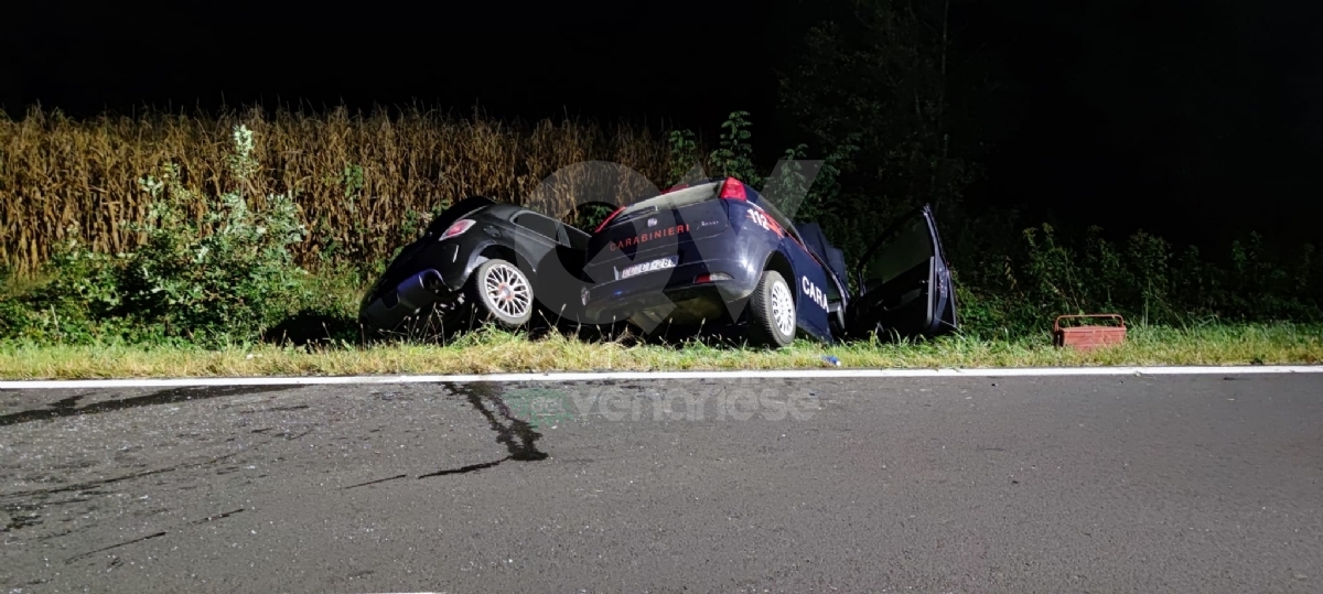 INCIDENTE A BUSANO - Feriti due carabinieri della compagnia di Venaria e un uomo di Rivoli - FOTO