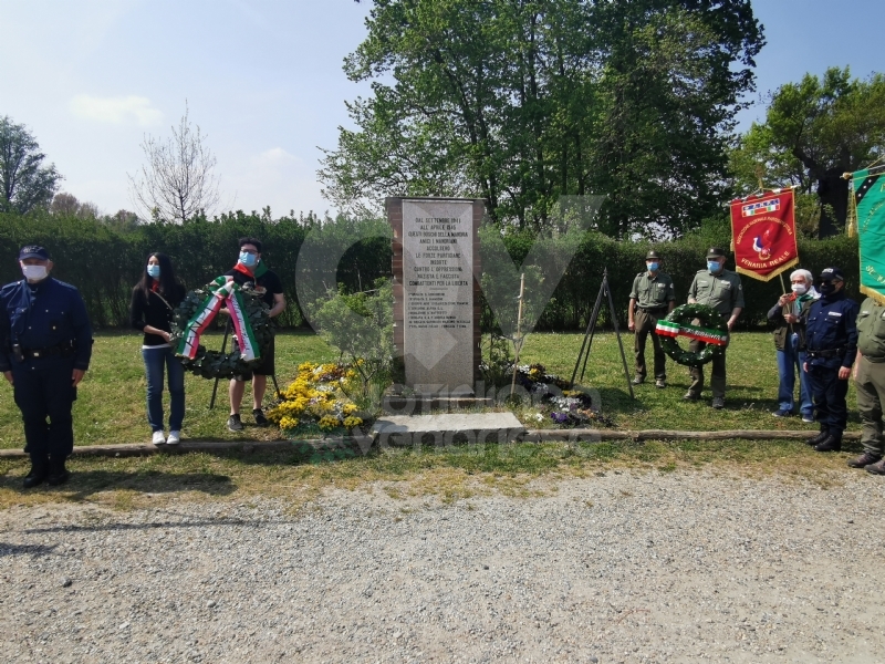 VENARIA - La Città celebra il 25 aprile, Festa di Liberazione - FOTO