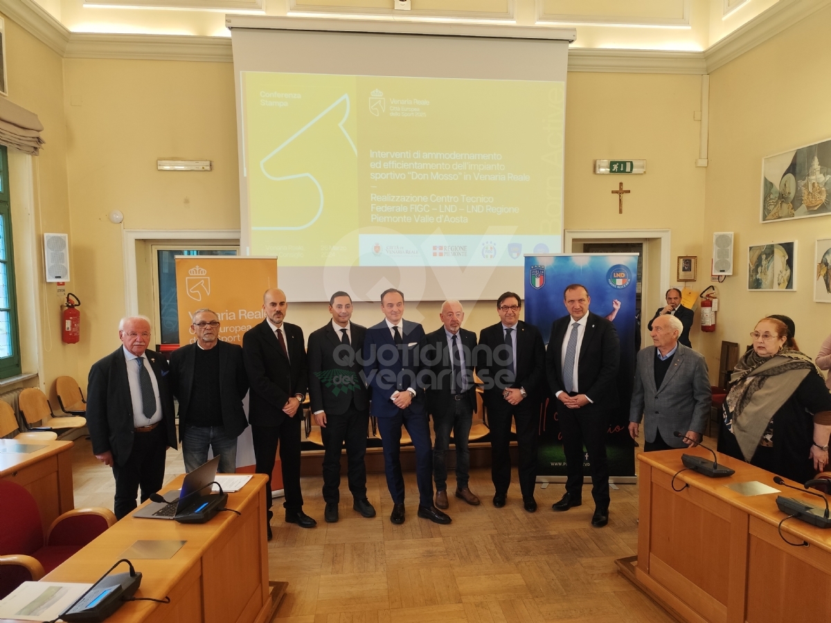 VENARIA - Stadio «Don Mosso»: da zona degradata a Centro della Federcalcio - FOTO E VIDEO