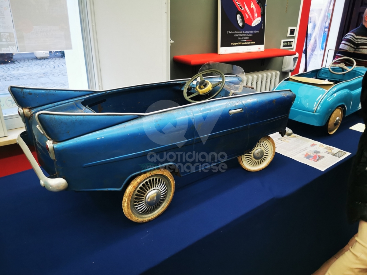 VENARIA - La mostra «Auto a pedali» di Antonio Iorio: un bellissimo tuffo nel passato - FOTO