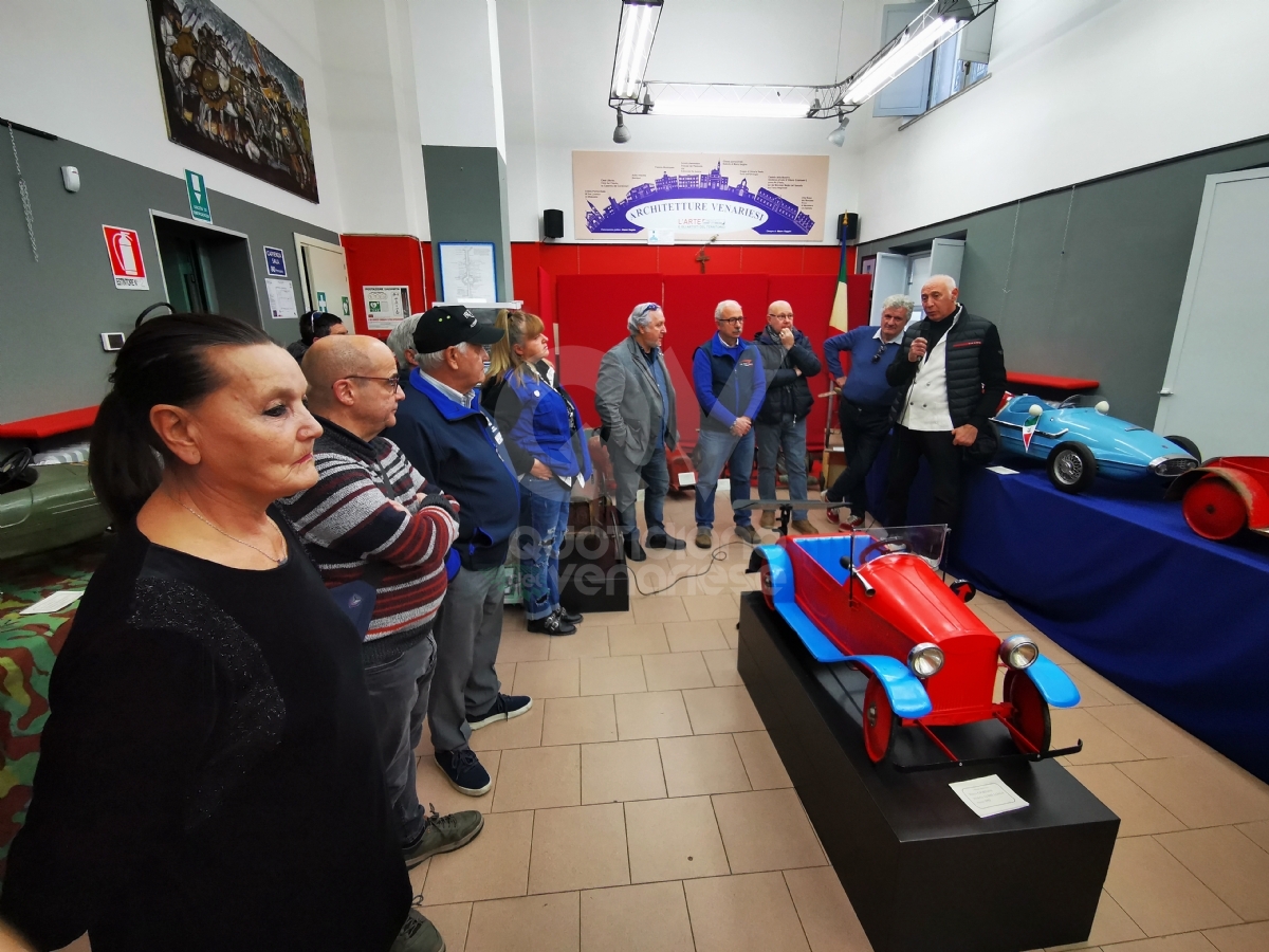 VENARIA - La mostra «Auto a pedali» di Antonio Iorio: un bellissimo tuffo nel passato - FOTO