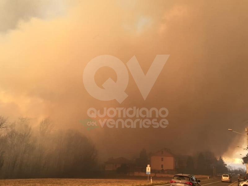 CASELETTE-VAL DELLA TORRE - Incendio sul Musiné: situazione sotto controllo