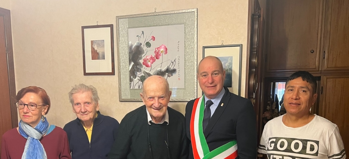 COLLEGNO - Grande festa per nonno Dante e nonna Caterina: 201 anni in due - FOTO