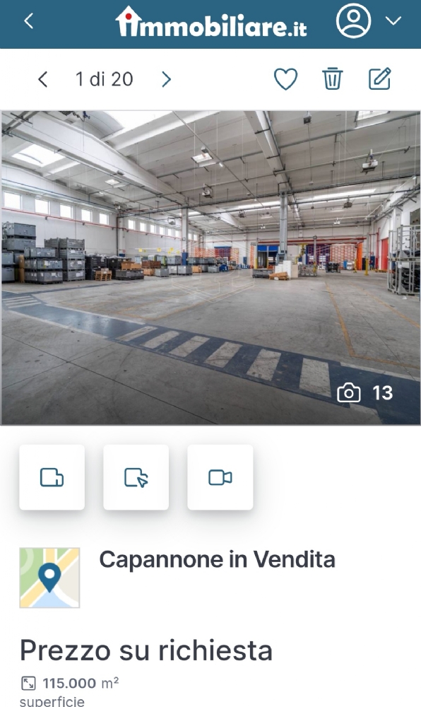 GRUGLIASCO - Il polo Maserati di corso Allamano finisce in vendita sul sito di annunci immobiliari