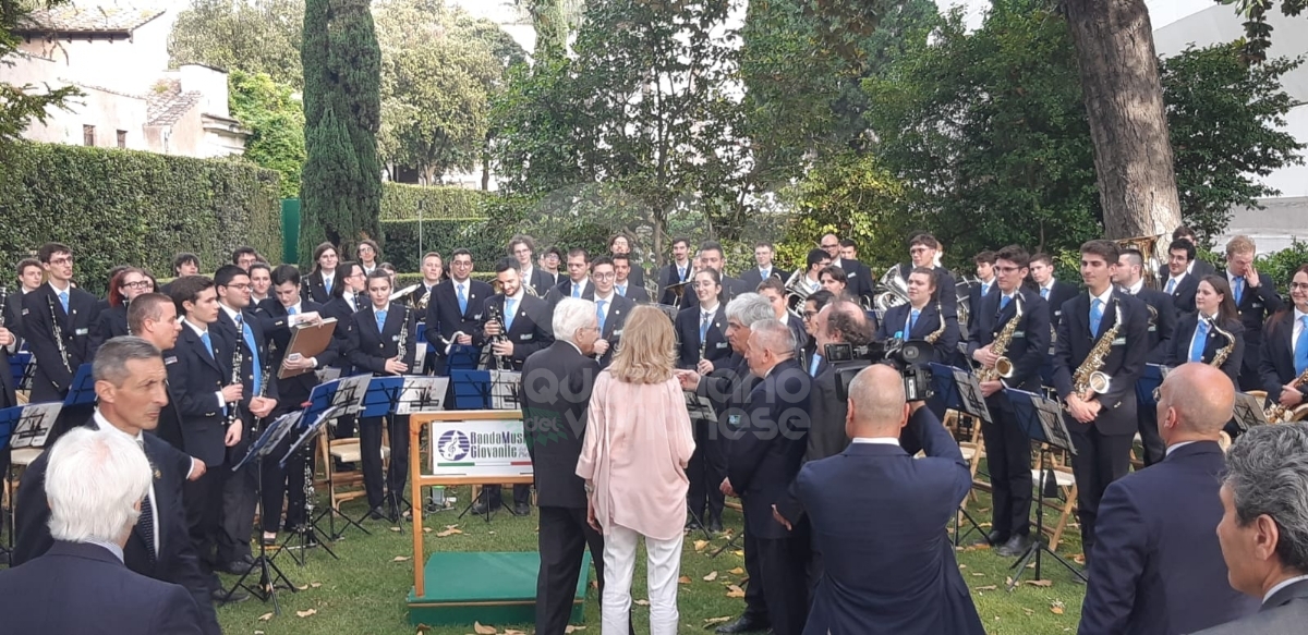 VENARIA - I quattro giovani musici che hanno suonato davanti al Presidente Mattarella - FOTO