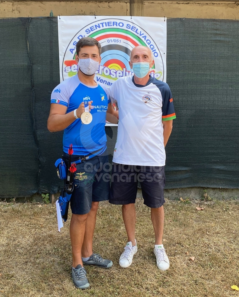 VENARIA - I big del tiro con l'arco nella Reale grazie al Sentiero Selvaggio: Mauro Nespoli da record - FOTO