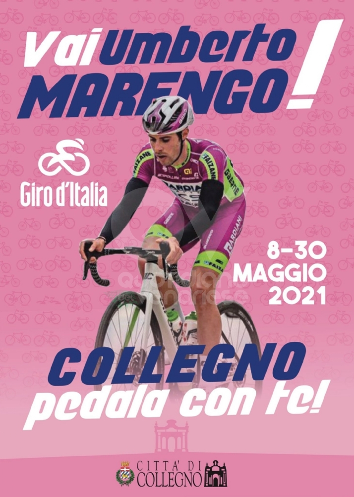 COLLEGNO - Tutta la città tifa per Umberto Marengo, domani al via del Giro d'Italia