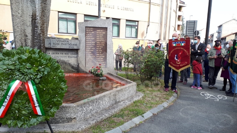 VENARIA - La Città celebra il 25 aprile, Festa di Liberazione - FOTO