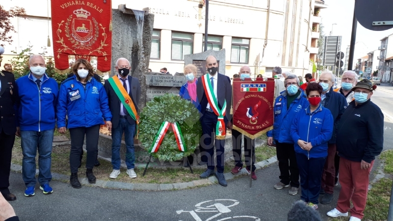VENARIA - La Città celebra il 25 aprile, Festa di Liberazione - FOTO