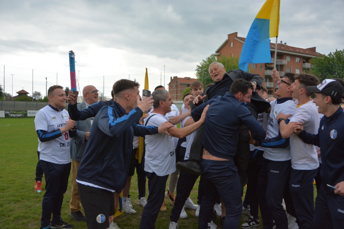CALCIO - Un punto per la grande festa: IL BORGARO NOBIS E' IN SERIE D - LE FOTO