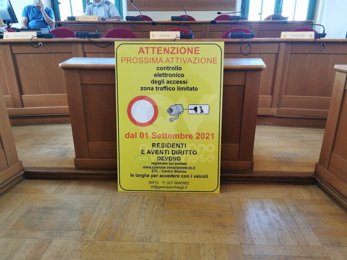 VENARIA - Entra in funzione la Ztl nel centro storico cittadino