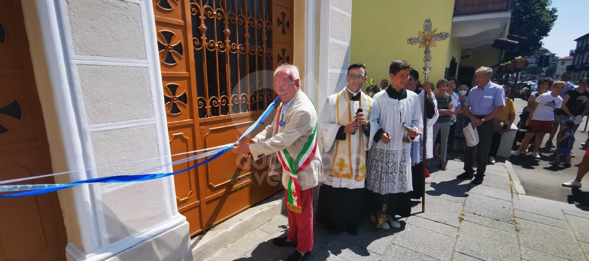 VENARIA ALTESSANO - Dopo il restauro, riapre la cappella di San Rocco - FOTO