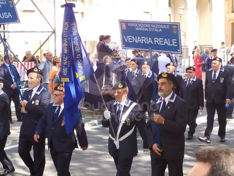 VENARIA - I marinai della sezione Cagnassone a Salerno nel ricordo di Claudio Genta