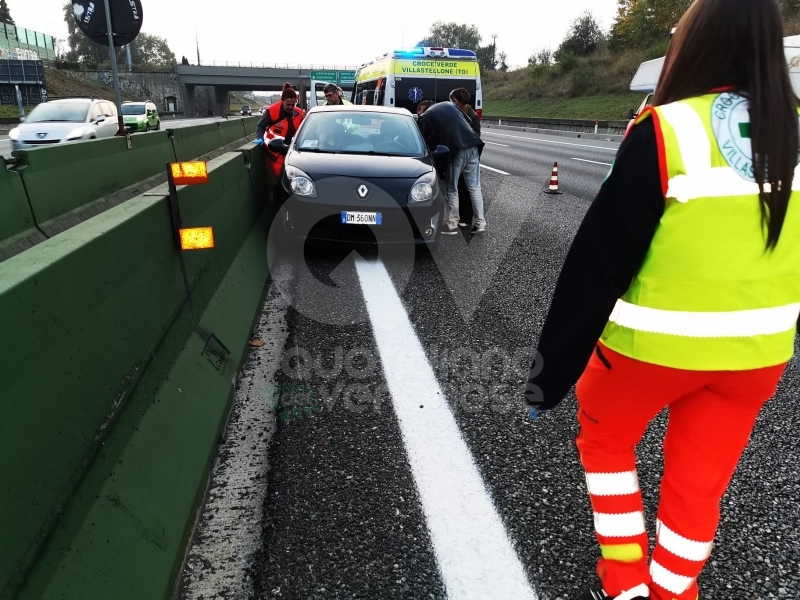VENARIA - Scontro fra due auto in tangenziale: tre persone ferite