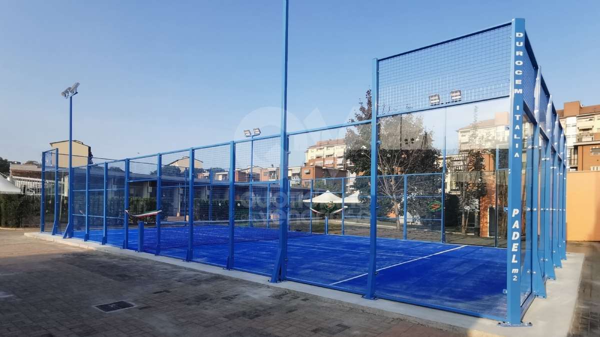 VENARIA - Taglio del nastro per i campi da paddle e del campo da basket allo «Sport Club» - FOTO