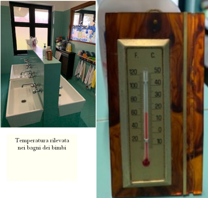 VENARIA - Alla scuola materna Boccaccio si gela: il termometro si ferma a meno di 17 gradi