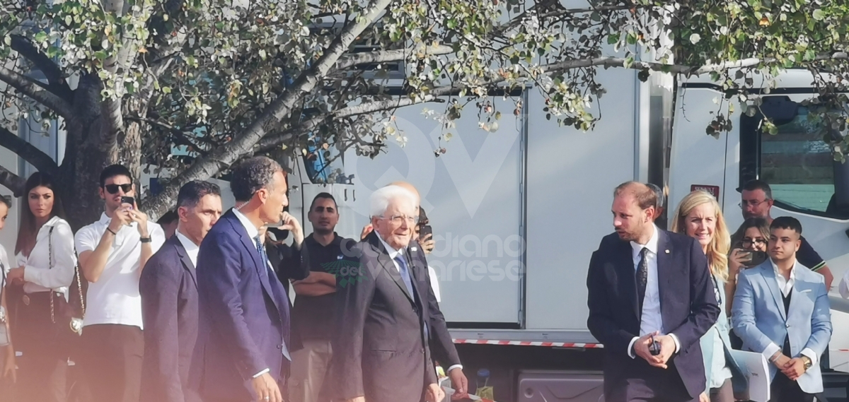 GRUGLIASCO - Mattarella al «Curie-Vittorini» per l'inaugurazione dell'Anno Scolastico: «Senza istruzione, rischio declino collettivo» - FOTO
