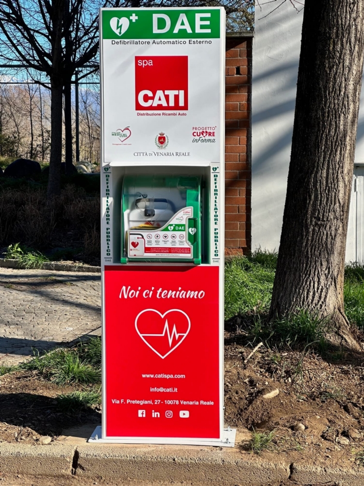 VENARIA - Installati 5 defibrillatori ad Altessano, Rigola, Gallo-Praile, Centro Storico e Salvo d'Acquisto - FOTO
