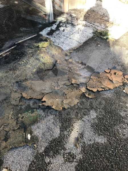 MAPPANO - A fuoco sei cassonetti dei rifiuti nel cortile della scuola