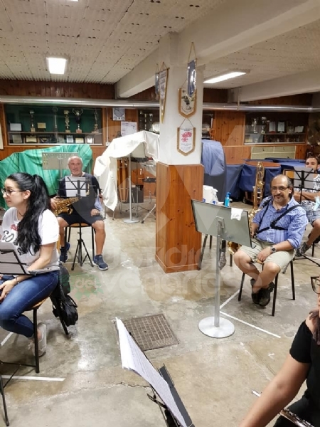 VENARIA - La banda torna a «casa»: le prove con il rispetto delle norme «anti Covid»
