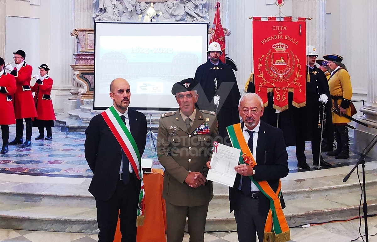 VENARIA - La «Scuola di Cavalleria» è cittadina onoraria a 200 anni dalla fondazione - FOTO E VIDEO