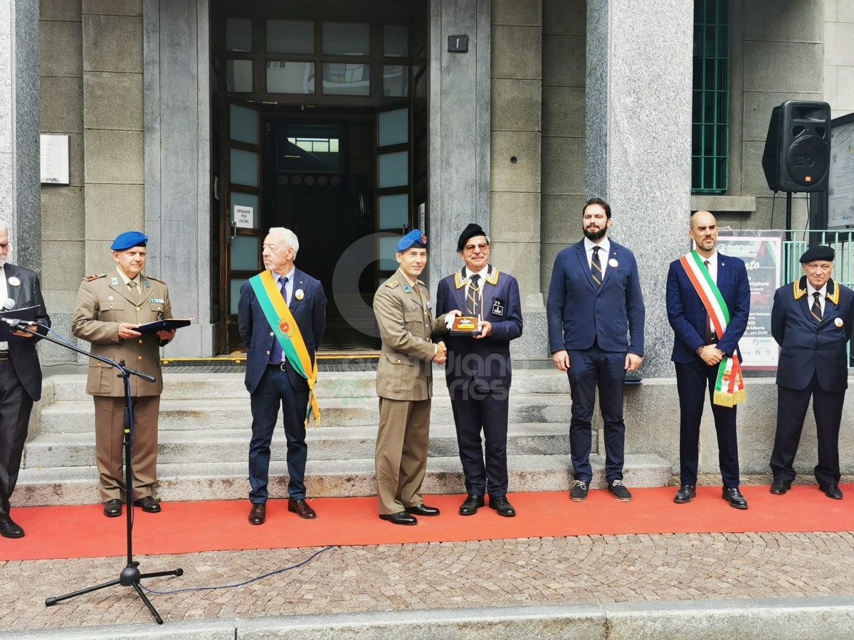 VENARIA - Cittadinanza onoraria all'Aves Toro: conferimento durante la Festa dell’Arma d’Artiglieria - FOTO