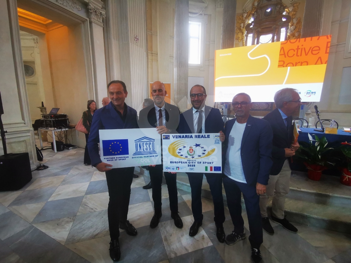VENARIA - La Reale candidata a diventare «Città Europea dello Sport» per il 2025 - FOTO