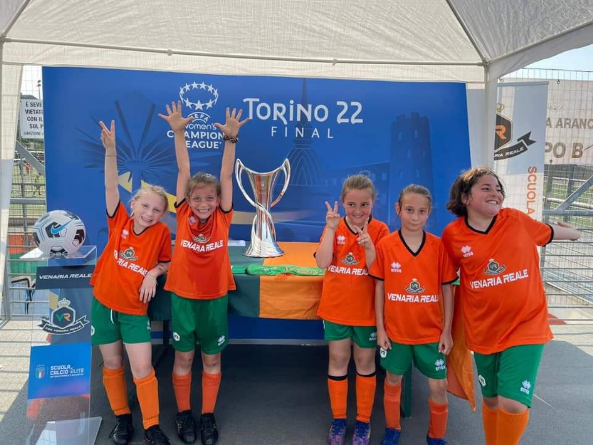 VENARIA - Sabato il «Torneo Magico» di calcio femminile: al Don Mosso si potrà ammirare nuovamente la coppa della Uefa Women's Champions League - FOTO