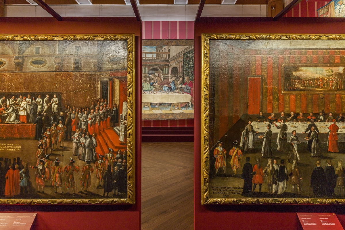 VENARIA - In Reggia la mostra «All’ombra di Leonardo. Arazzi e cerimonie alla corte dei papi» - FOTO